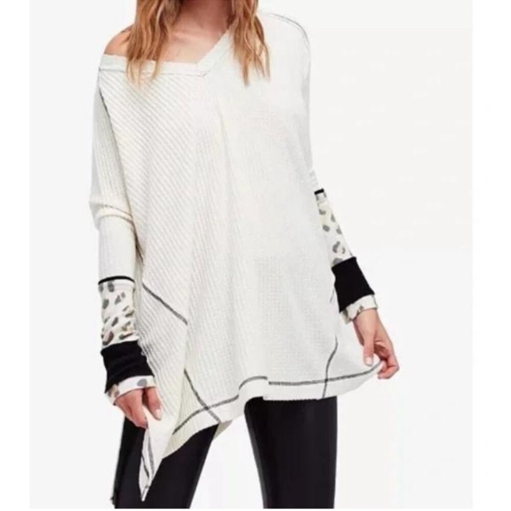 Free People We The Free Leopard Thermal Top
